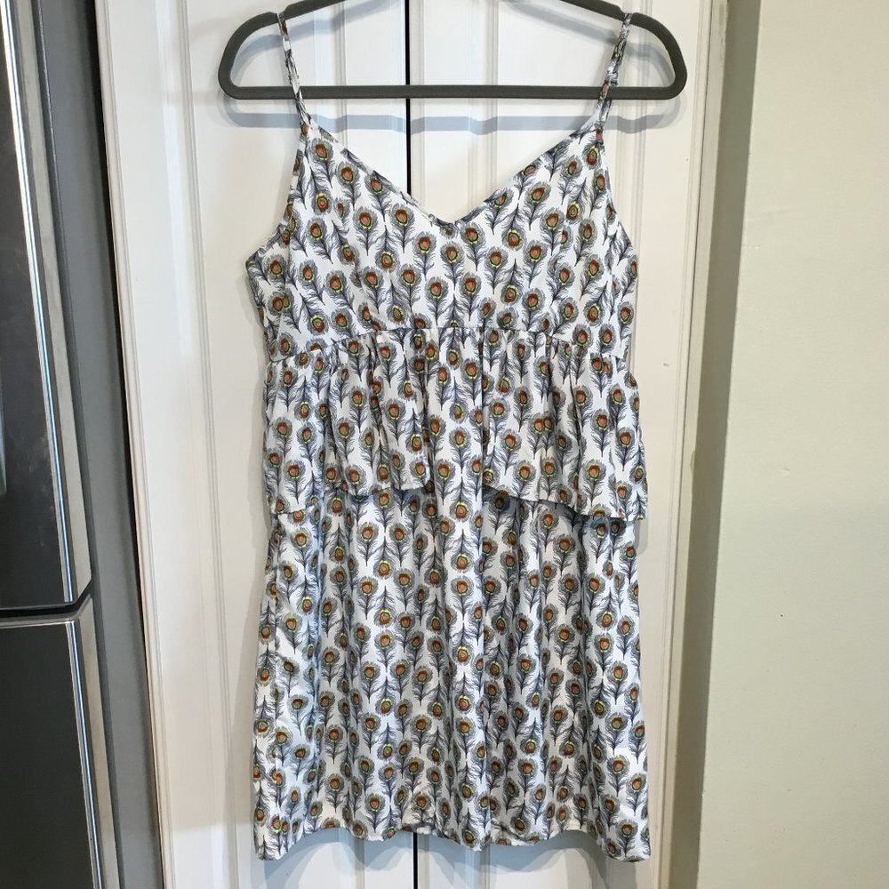 Oat + Fawn Peacock Feather Top
